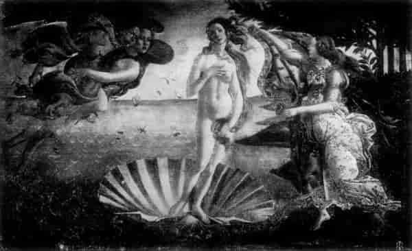 The Birth of Venus. Botticelli.