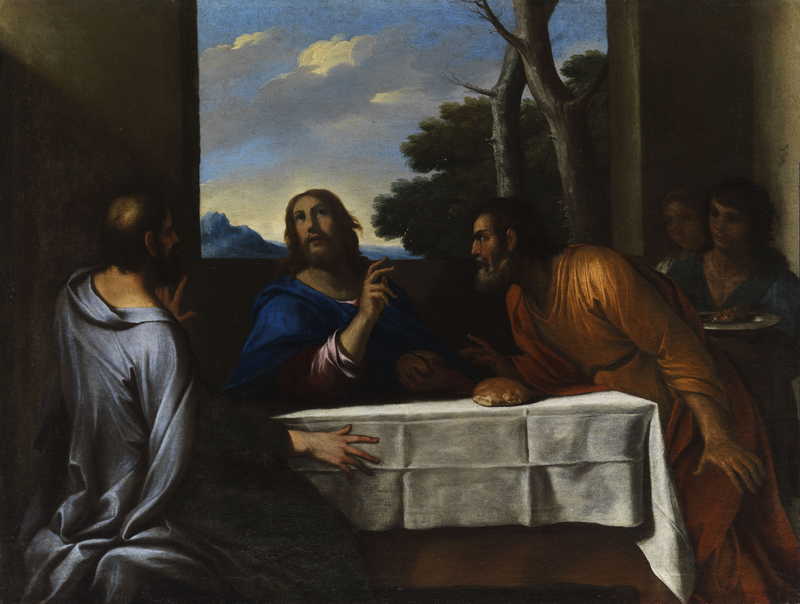Supper at Emmaus. Attributed to  Andrea di Leone
