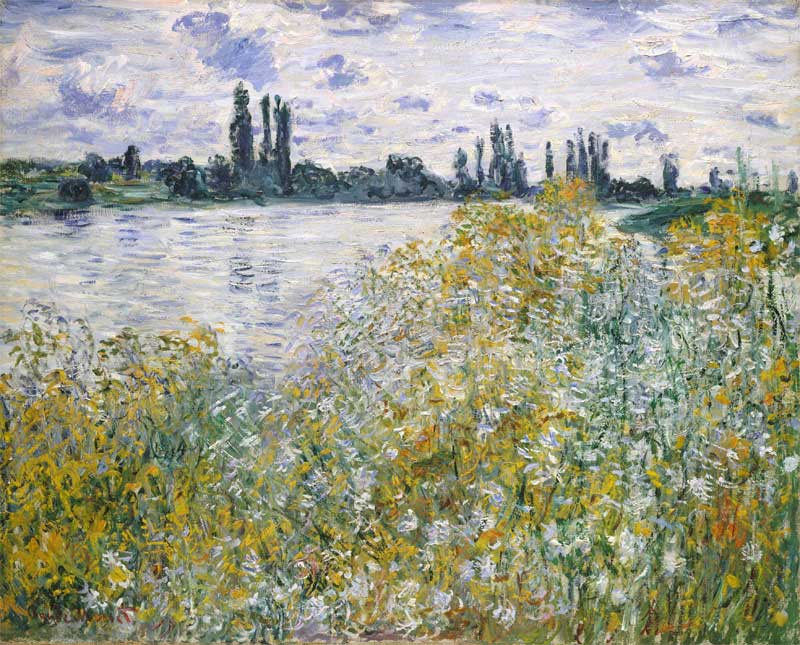 Île aux Fleurs near Vétheuil. Claude Monet