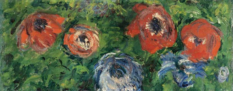 Anemonies. Claude Monet