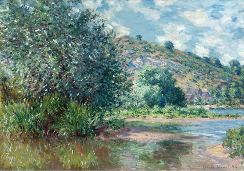 Landscape at Port-Villez. Claude Monet