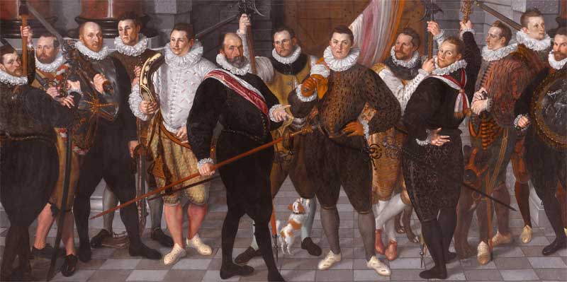 Company of Captain Dirck Jacobsz Rosecrans and Lieutenant Pauw, Amsterdam, 1588. Cornelis Ketel