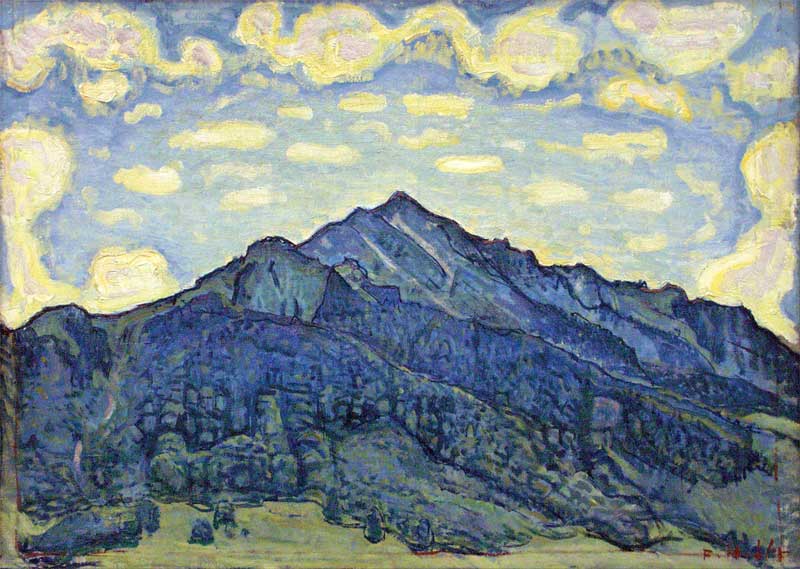 Landscape of the Swiss Alps, Ferdinand Hodler