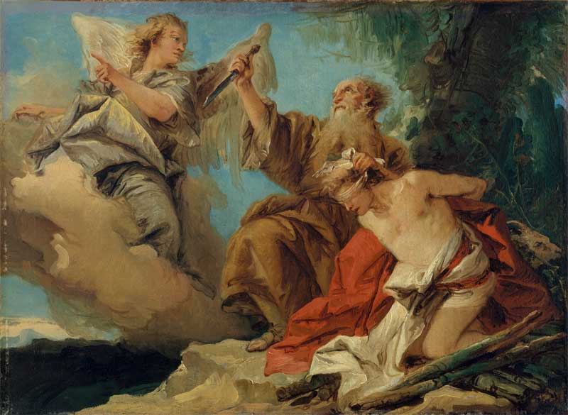 The Sacrifice of Isaac. Giovanni Battista Tiepolo