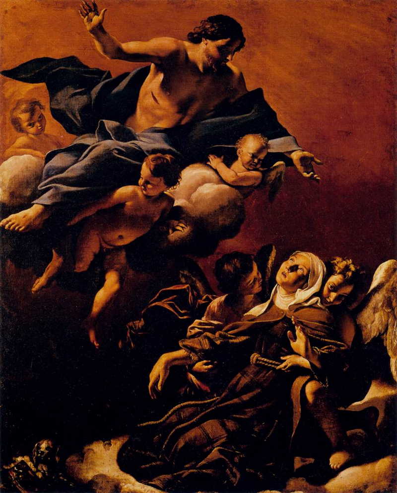 Ecstasy of St Margaret of Cortona, Giovanni Lanfranco