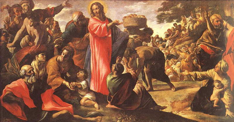 Miracle of the Bread and Fish, Giovanni Lanfranco
