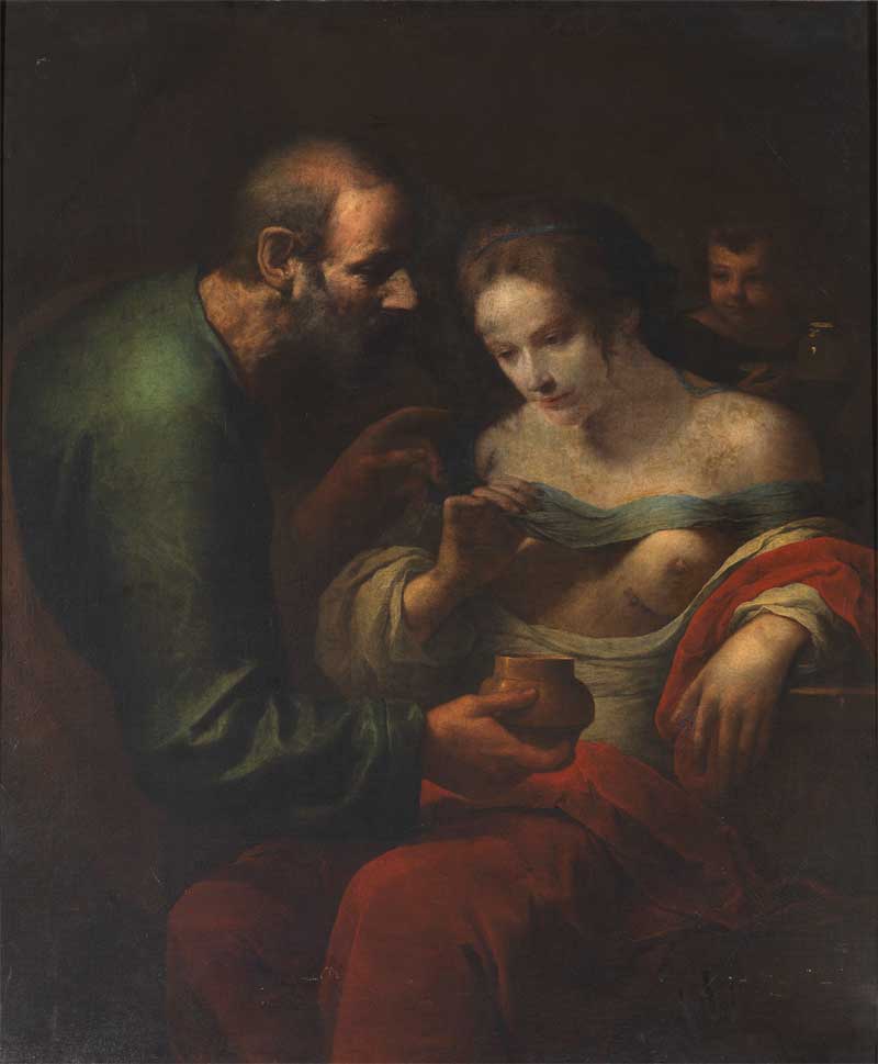 St Agatha cured by St Peter in Prison, Giovanni Martinelli