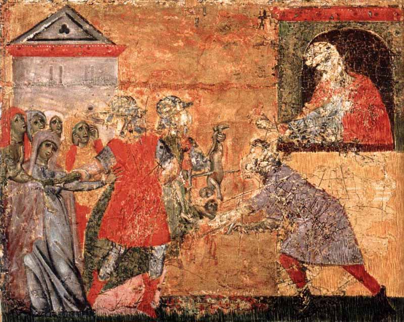 Massacre of the Innocents. Guido da Siena