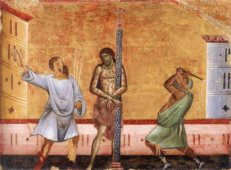 Flagellation. Guido da Siena