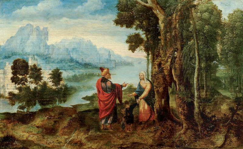 Landscape with the Repudiation of Hagar and Ishmael. Herri met de Bles