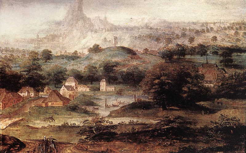 Landscape with the Banishment of Hagar. Herri met de Bles