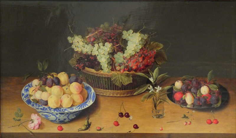 Still life of fruit and flowers, Isaak Soreau