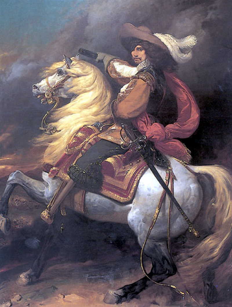 Josias Rantzau, Lord on Bothkamp, (1609-1650), German military leaders in the Thirty Years War, Marshal of France. Jean Alaux