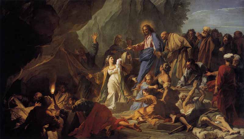 The Raising of Lazarus. Jean-Baptiste Jouvenet