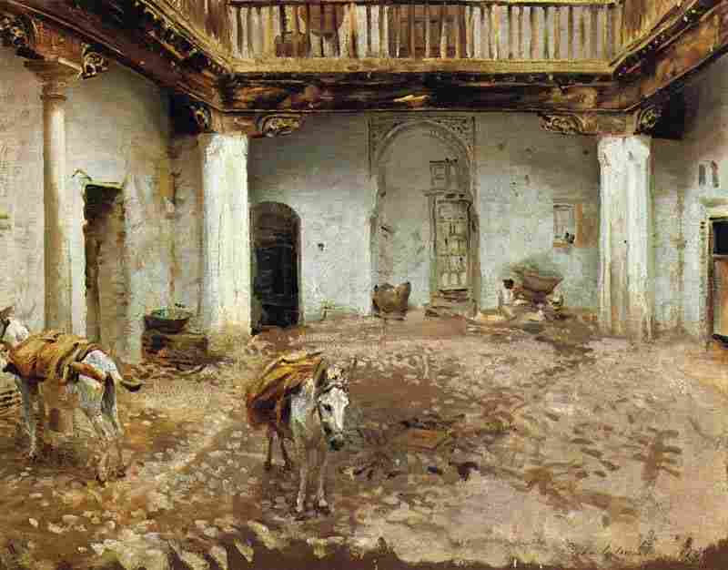 Moorish Courtyard, John Singer Sargent