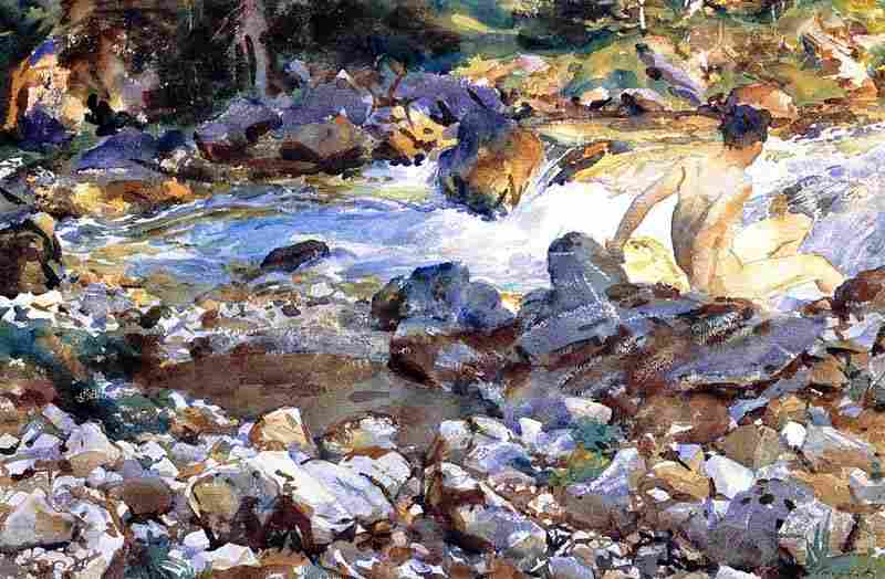 Mountain Stream, John Singer Sargent