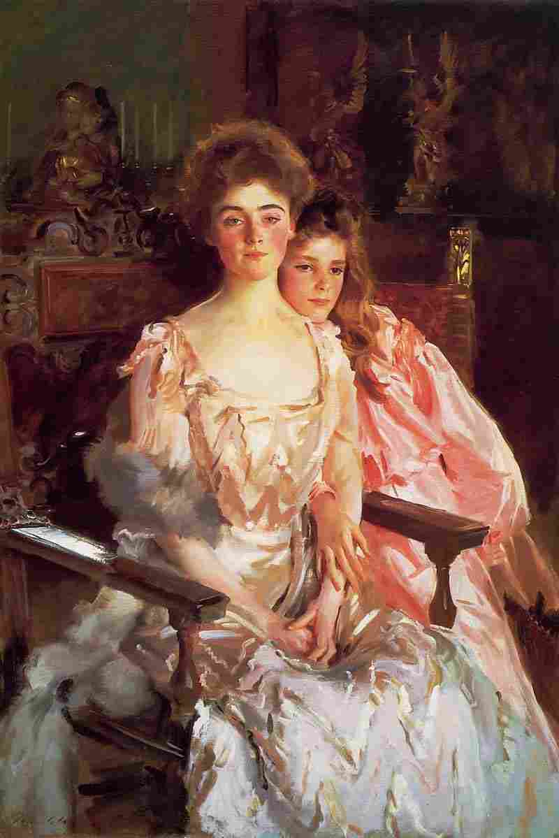 Mrs. Fiske Warren and Her Daughter Rachel, John Singer Sargent