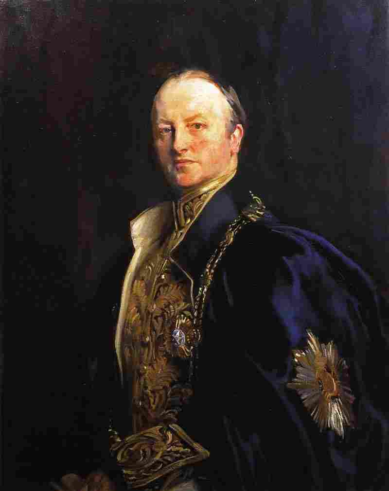 The Right Honourable Earl Curzon of Kedleston, John Singer Sargent