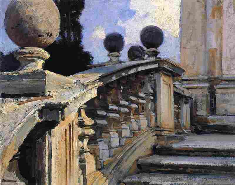 The Steps of the Church of S.S.Domenico e Siste in Rome, John Singer Sargent