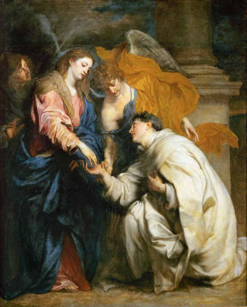 Mystic Marriage of the Blessed Hermann Joseph, Anthony van Dyck