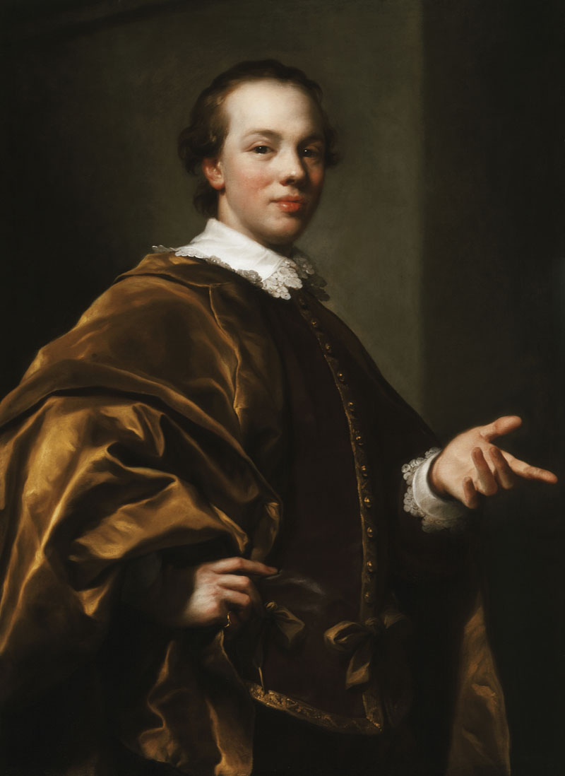 Portrait of John Viscount Garlies, later 7th Earl of Galloway, as Master of Garlies. Anton-Raphael Mengs