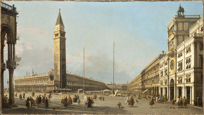 Piazza San Marco Looking South and West. Canaletto