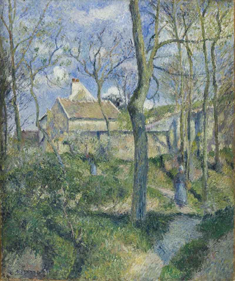 The Path to Les Pouilleux, Pontoise. Camille Pissarro
