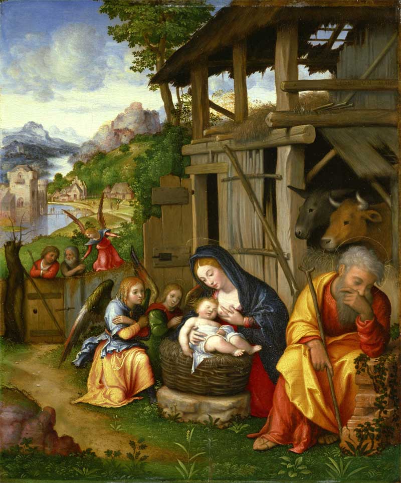 The Nativity. Lorenzo Leonbruno