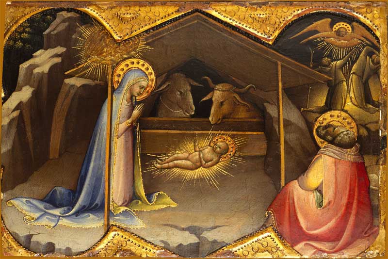 The Nativity. Don Lorenzo Monaco border=