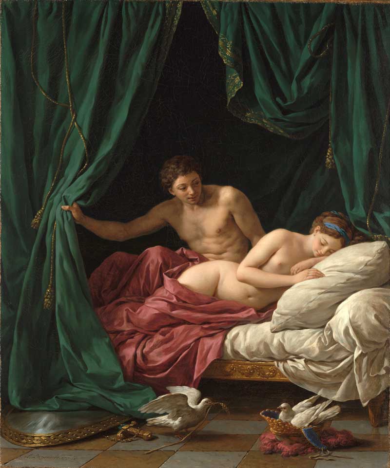 Mars and Venus, Allegory of Peace . Louis-Jean-Francois Lagrenee
