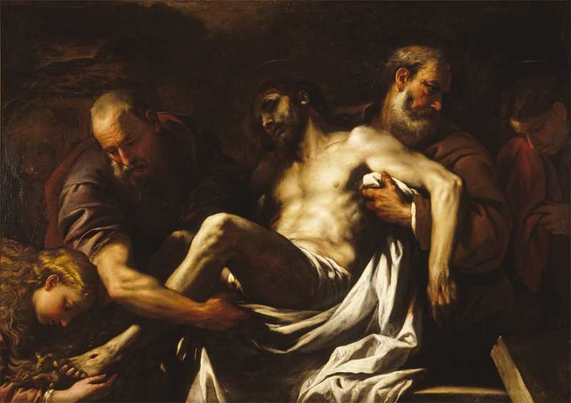 The Entombment of Christ. Luca Giordano