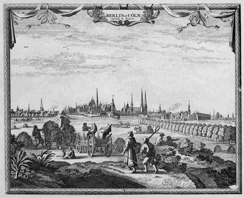 Berlin, General View, Hillebrand van der Aa (attributed)