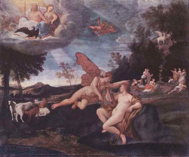 Mercury and Apollo, Francesco Albani