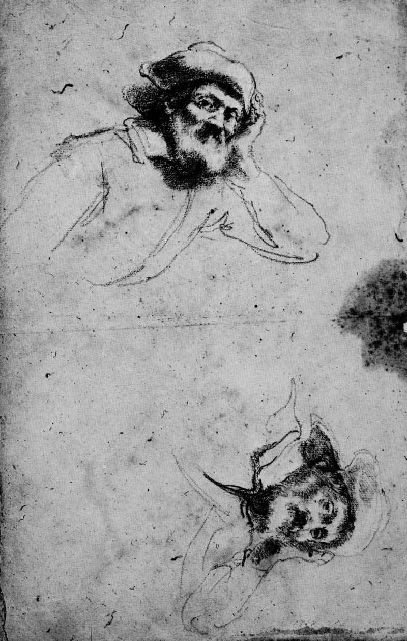 Study of the head of Michelangelo, Cristofano Allori