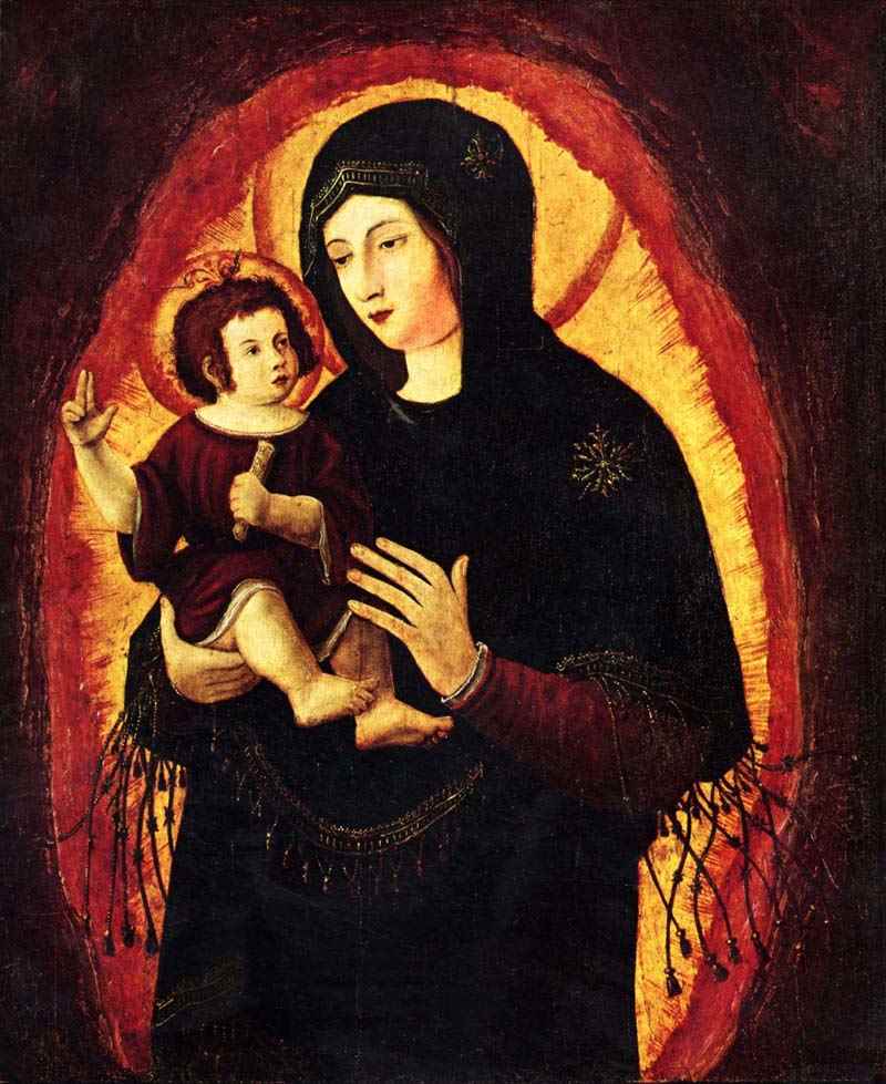 Madonna (Beautiful Maria of Regensburg), Albrecht Altdorfer