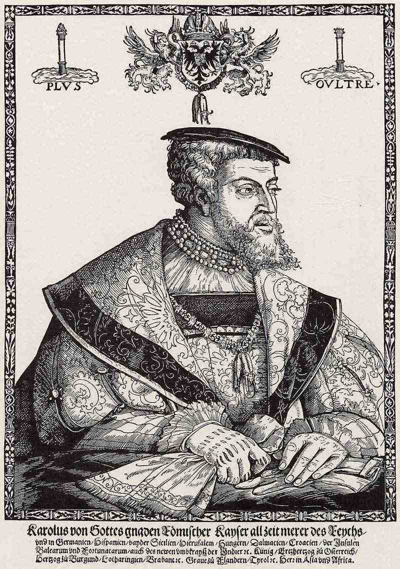 Portrait of Emperor Charles V, Christoph Amberger