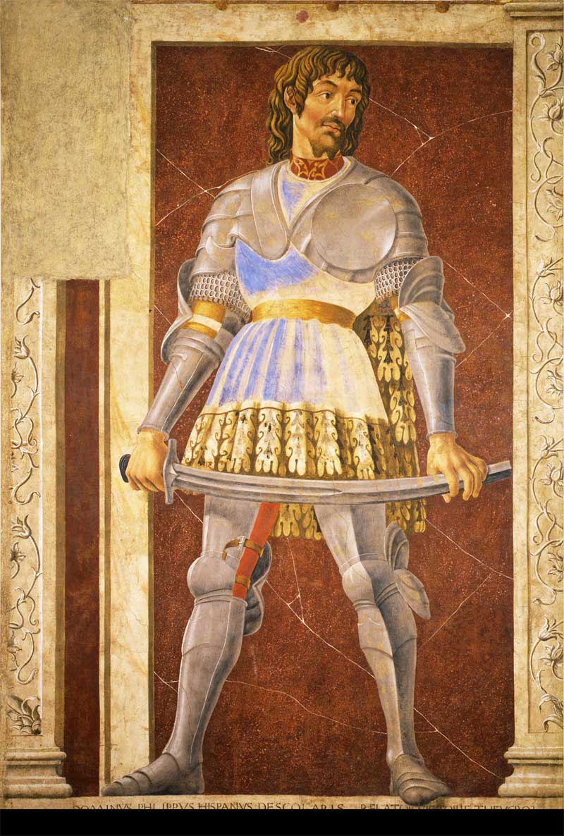 Portrait of the Condottiere Pippo Spano , Andrea del Castagno