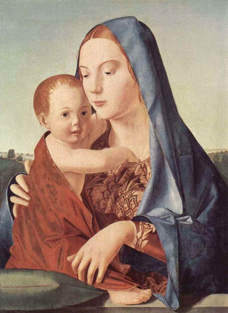 Madonna, so called Benson Madonna, Antonello da Messina