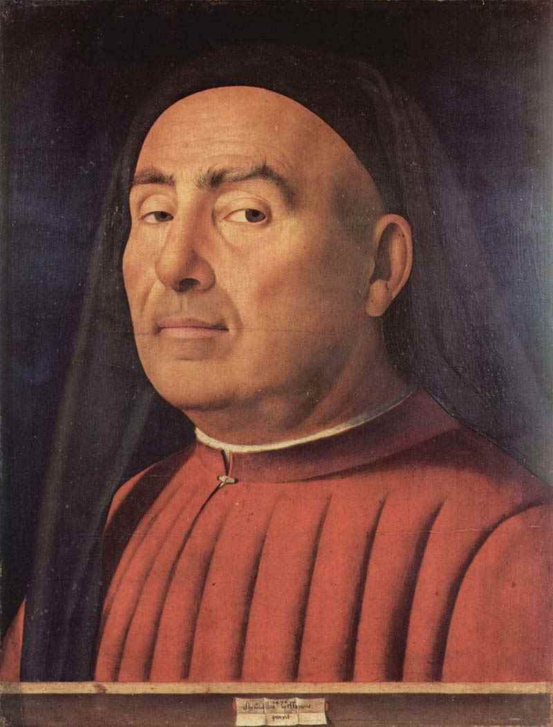 Portrait of a Man (Trivuluzio di Milano?), Antonello da Messina