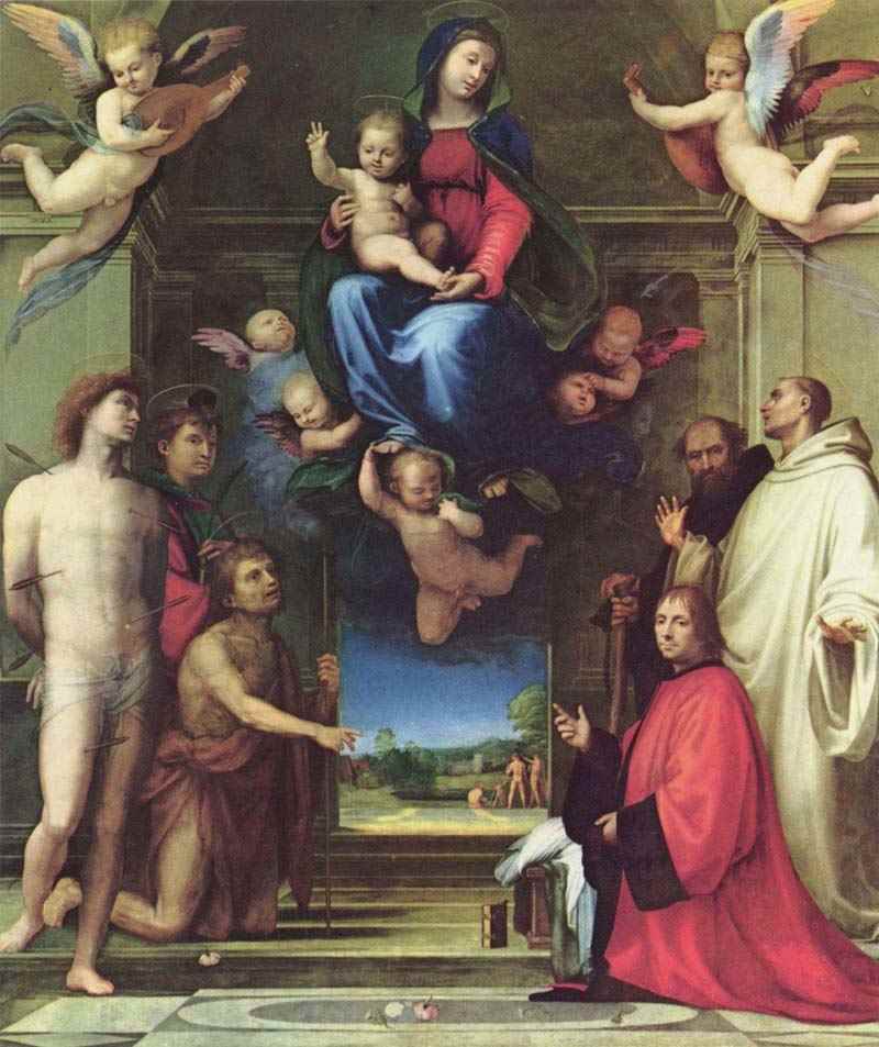 Mary with Saints and the founder Jean Carandolet, Fra Bartolomeo
