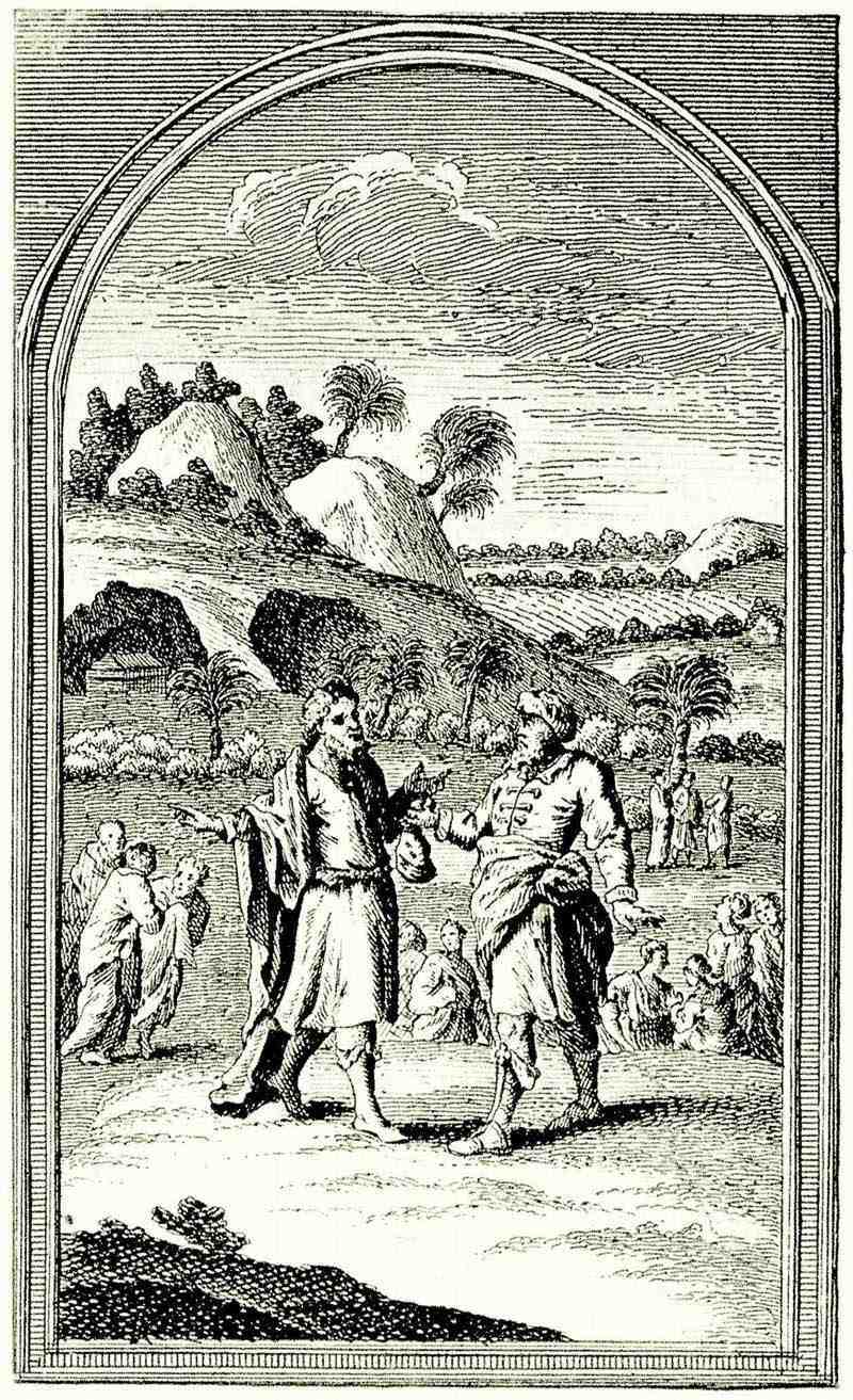 Abraham buys a field from the Hittite Ephron. William Hogarth