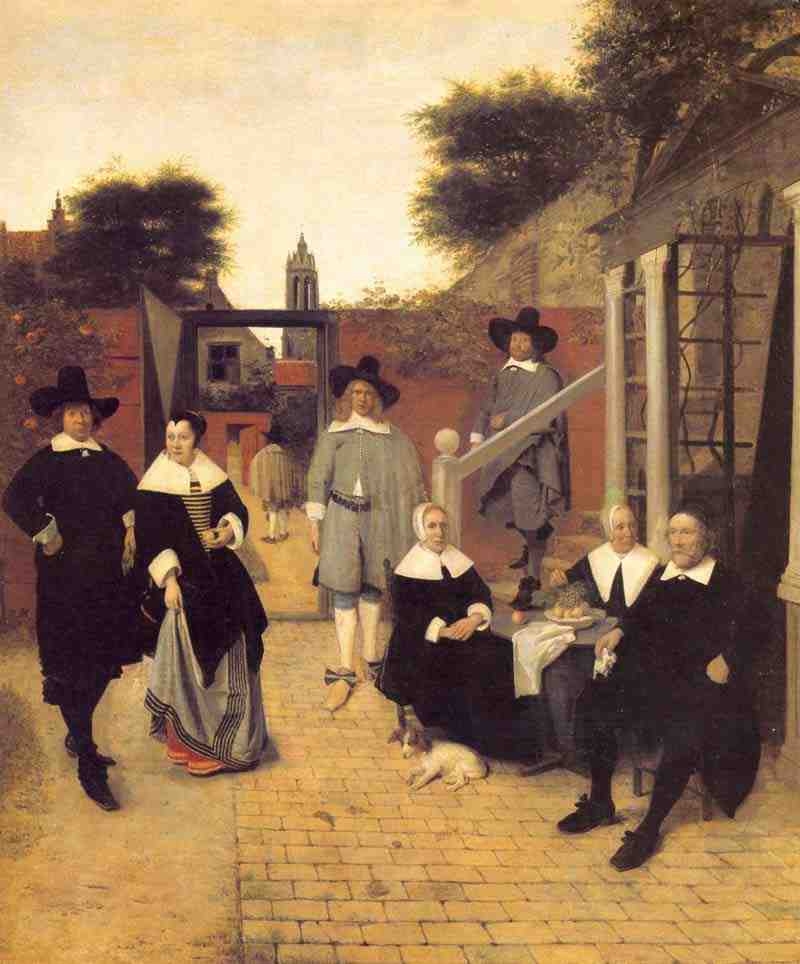 Dutch family. Pieter de Hooch
