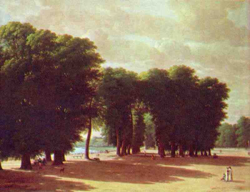 View of the park of Saint-Cloud. Pieter Rudolph Kleyn