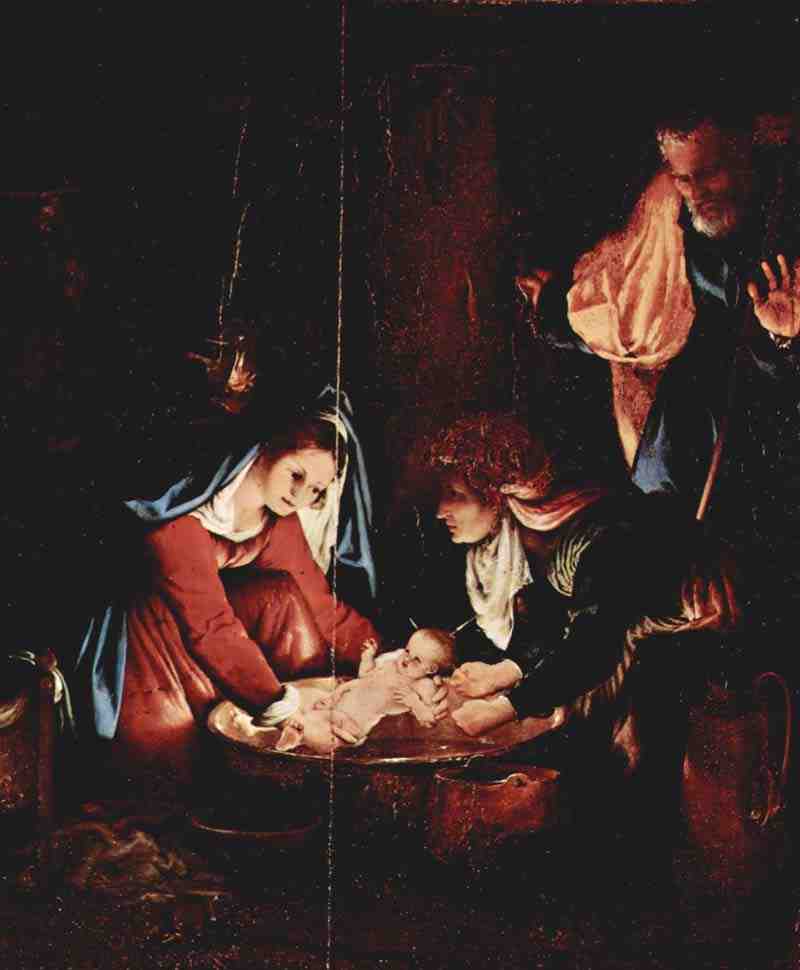 Nativity. Lorenzo Lotto