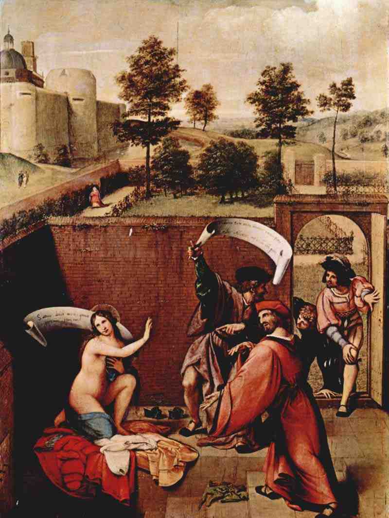 Susanna and the Elders . Lorenzo Lotto