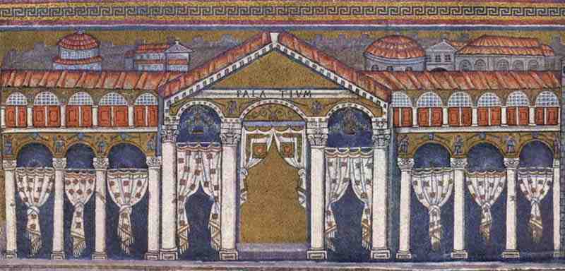 Palace of Theodoric. Master of San Apollinare Nuovo in Ravenna