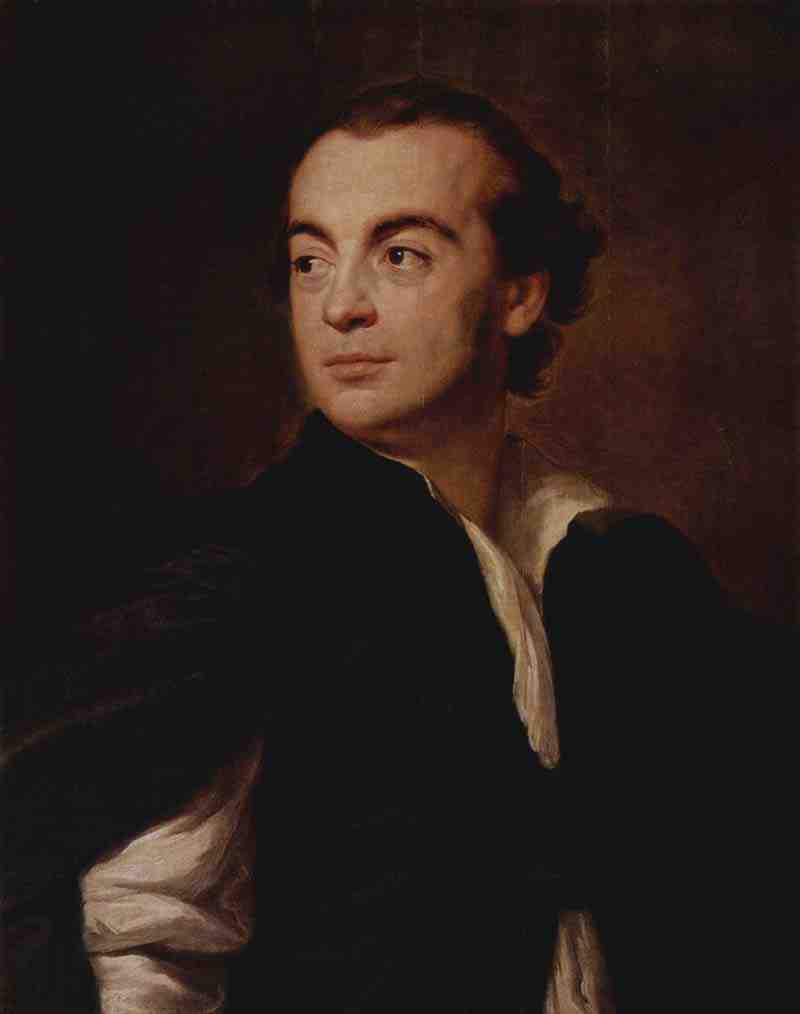 Portrait of a man (Johann Joachim Winckelmann?). Anton Raphael Mengs