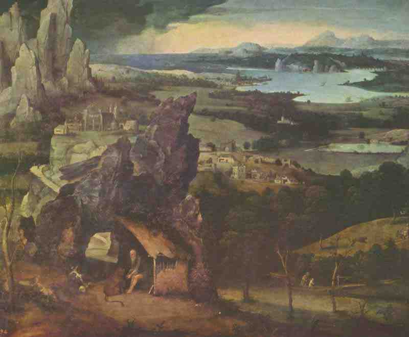 St. Jerome in a landscape. Joachim Patinir