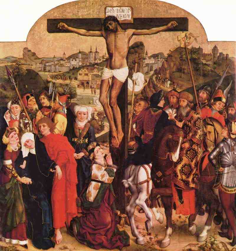 Crucifixion of Christ. Hans Pleydenwurff