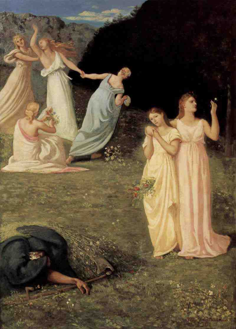 Death and the girls. Pierre-Cécile Puvis de Chavannes